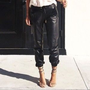 NWT harmony + HAVOC - Faux Leather Jogger - Large